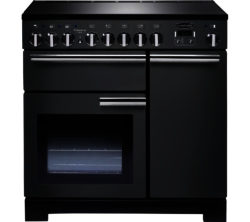 RANGEMASTER  Professional Deluxe 90 Electric Induction Range Cooker - Slate & Chrome
